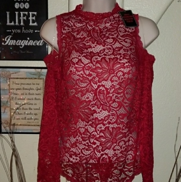 Just One Tops - Lace bodysuit